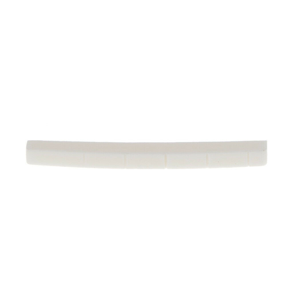 5 Pack Bone Guitar Nuts 43mm Saddle Bone Nut Replacement for Electric Guitar