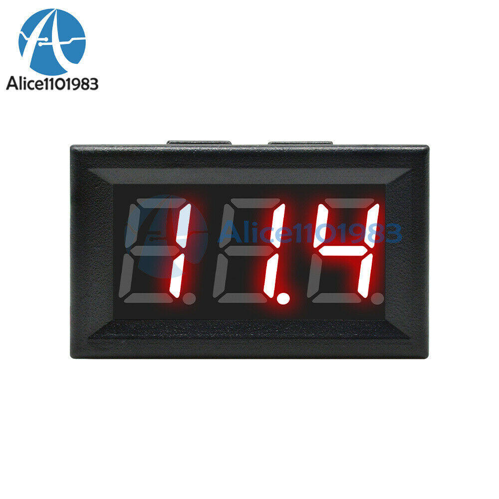 0.56"LED Red 2-Wire Voltmeter Digital Voltage AC70-500V Panel Volt Ammeter Meter