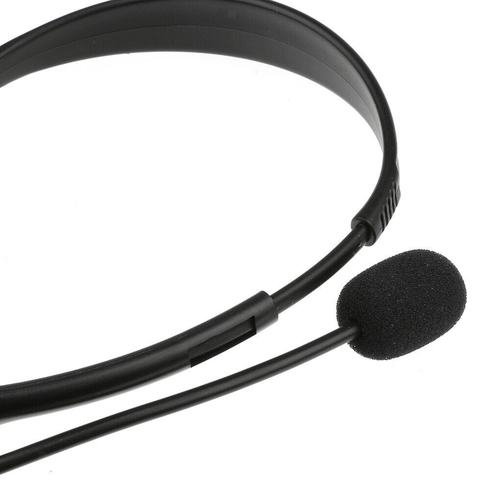 Black 3.5mm Earphones Stereo Headphones with Microphone for PS4
