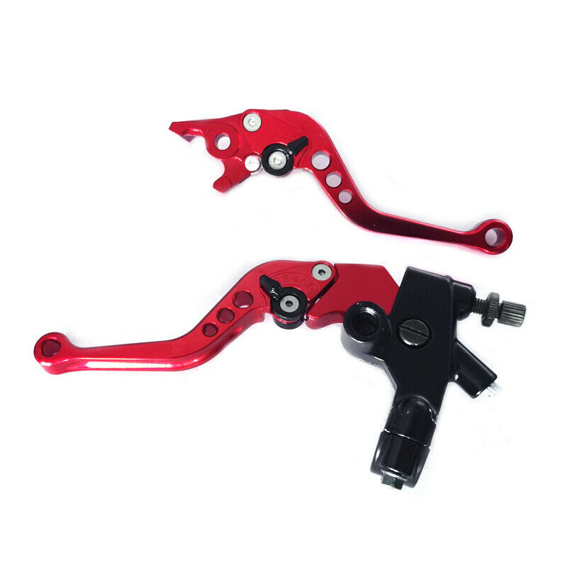 Universal Motorcycle BIkes Gear Hand Brake Disc Clutch Levers Grips Adjustable