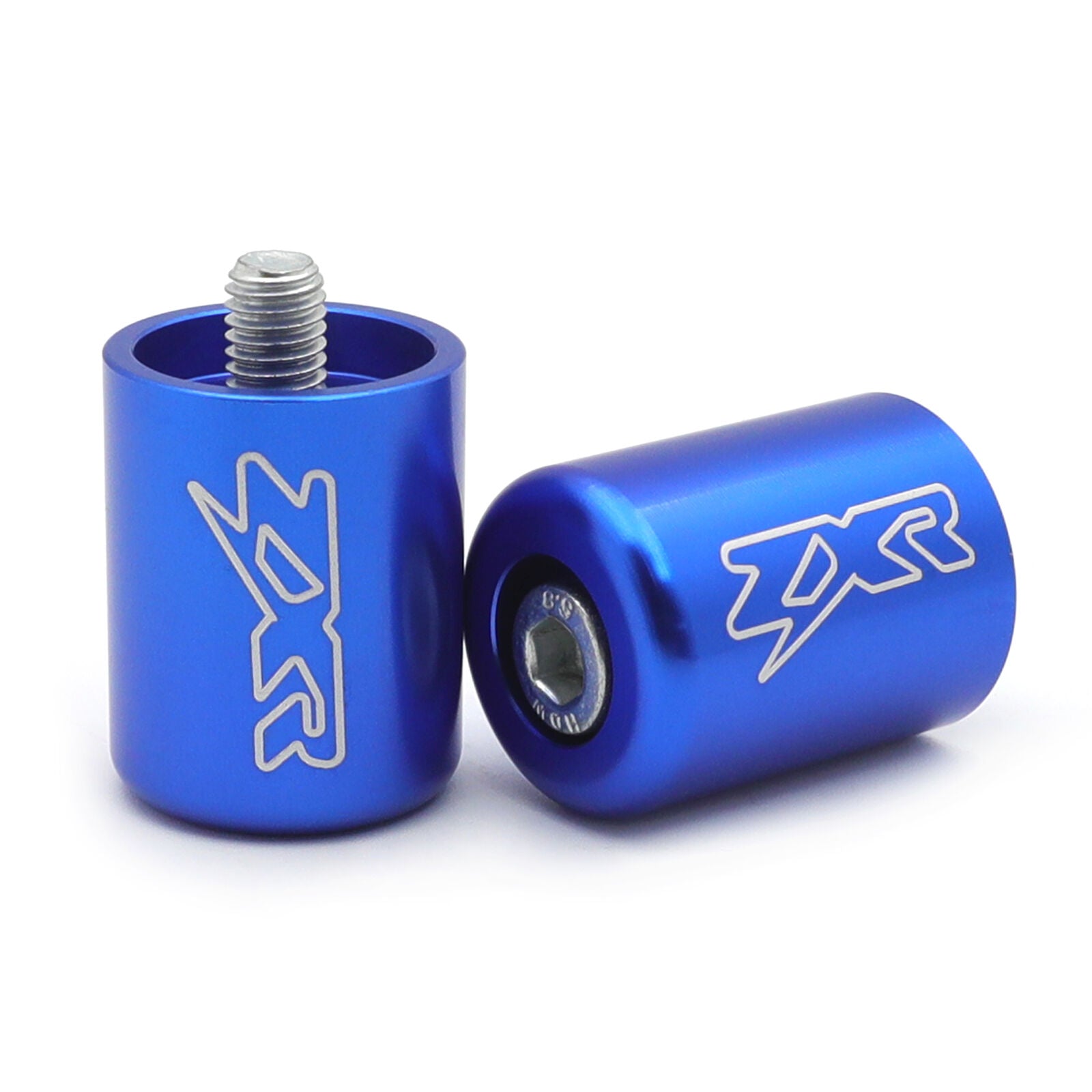 Blue Hand Bar Ends for Kawasaki ZX14 06-12 /Ninja ZX12R 00-05