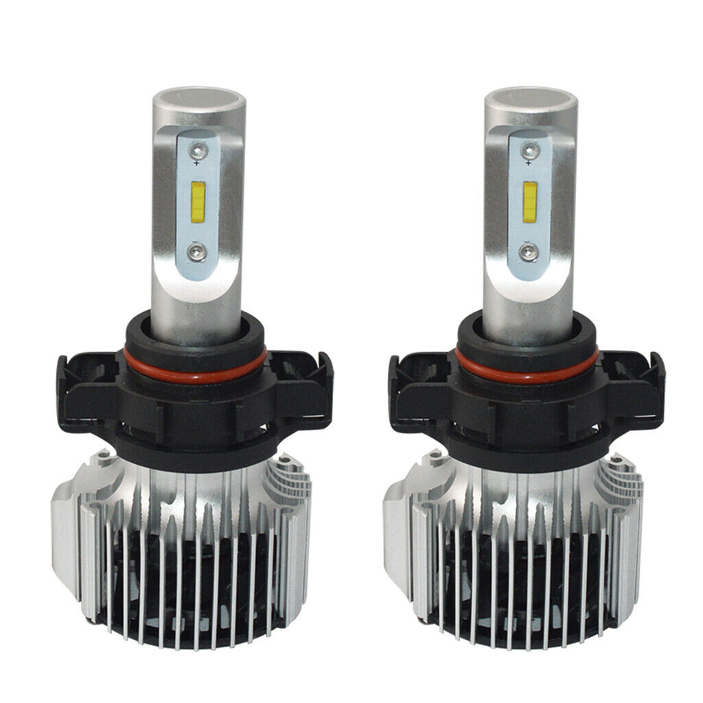 2 Pieces 5202 5201 LED Fog Light Bulbs Conversion Kit - 6000K Pure White