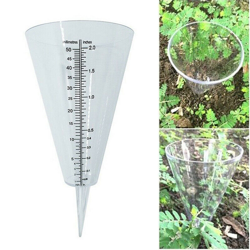 Cone Rain Gauge Measurement Ground Precipitation Garden Rainfall Measurin.l8