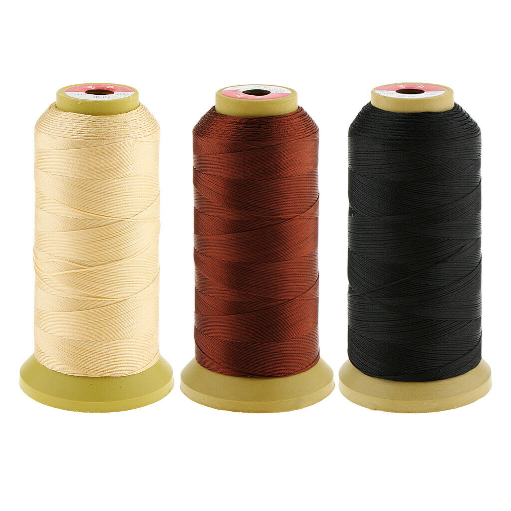 3pcs Hair Weave Sew Sewing  Decor Thread For Weft Hair Extension 210D