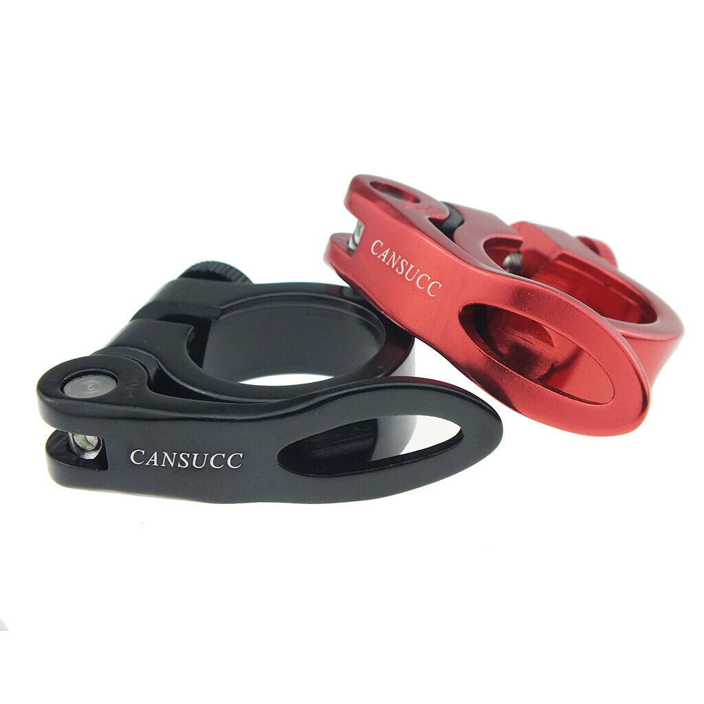 2Pcs 30mm Bike Seat Post Clamp Collar for 25.4/27.2mm Bicycle Seat Post Tube