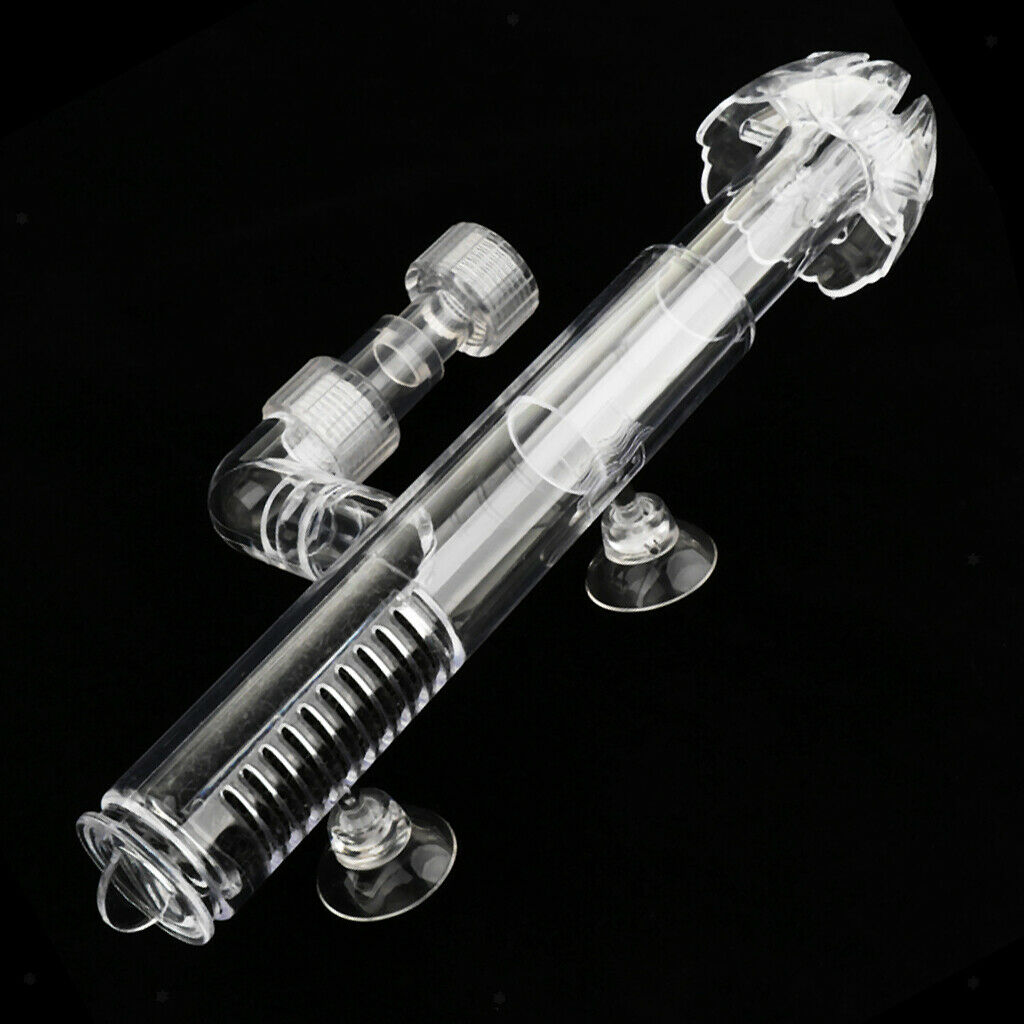 Aquarium Plant Grass Tank Plastic Surface Oil Skimmer Inflow Outflow Tube