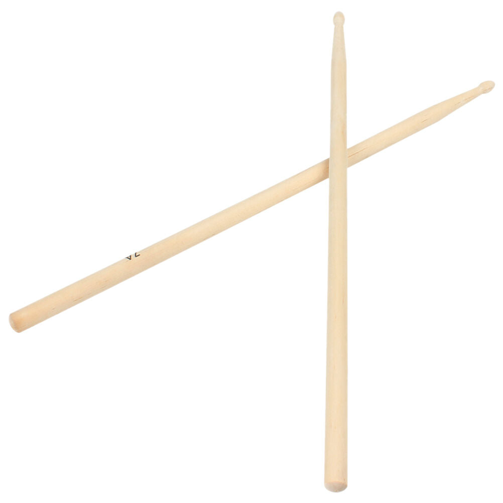1 Pair 7A Practical Maple Wood Drum Sticks Drumsticks Music Bands AccessoriesBDA
