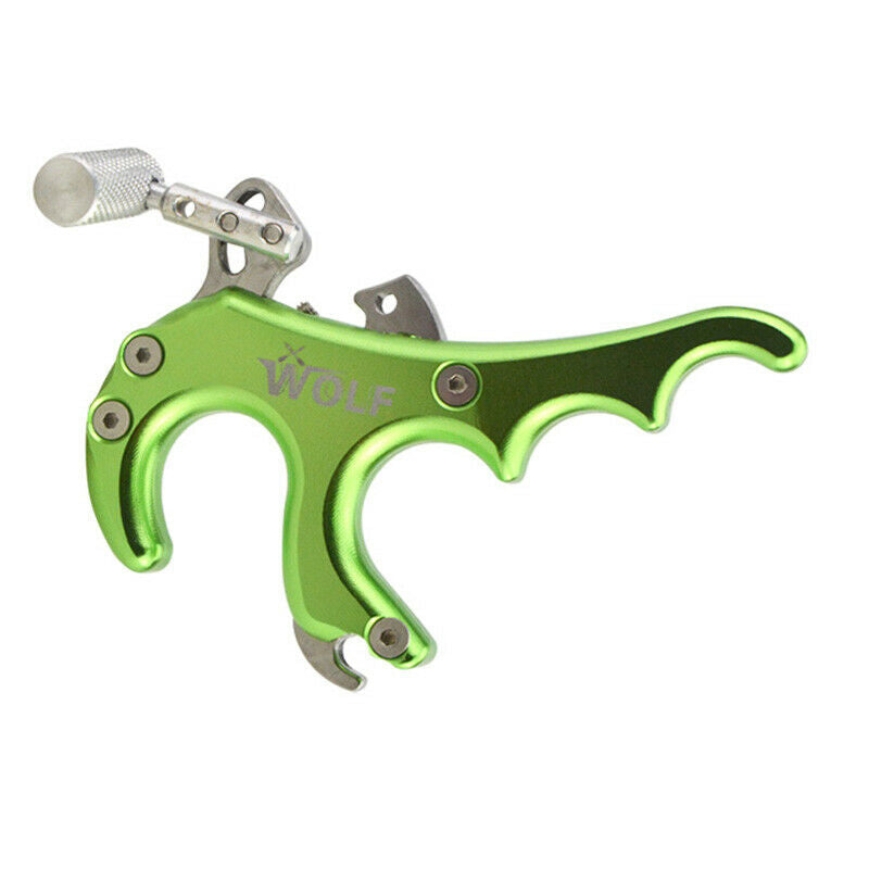 Compound Bow Release Aids 4 Fingers Caliper Thumb Trigger Grip Archery Target