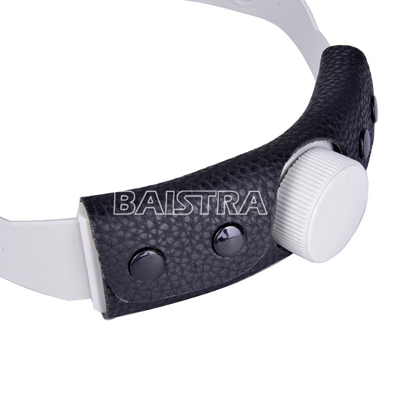 Dental 3.5X Surgical Headband Leather Medical LED Binocular Loupes DY-106 Black