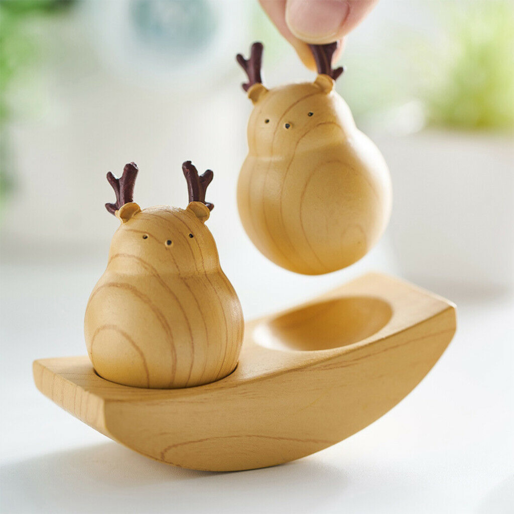 Tumbler Fawn Statue Home Room Decor Home Office Accessories Decoration