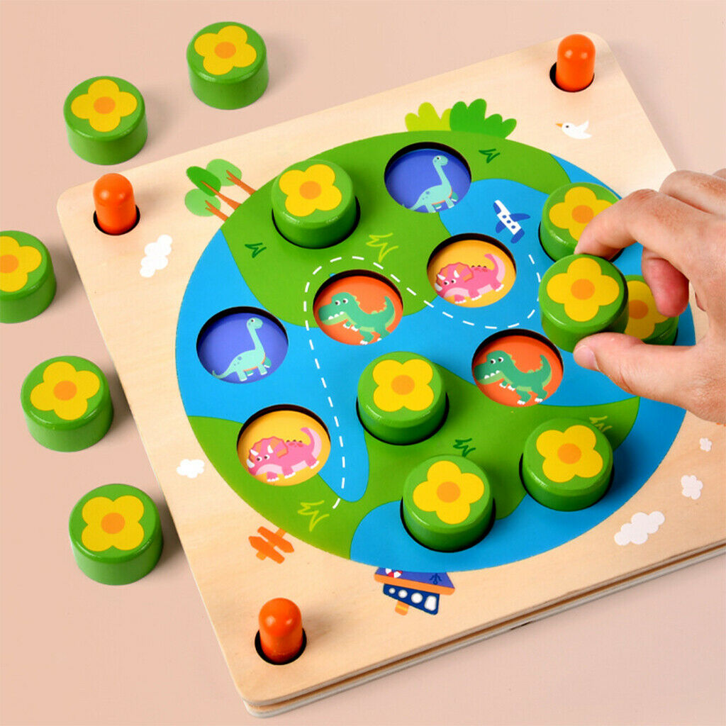 Montessori Memory Matching Game Memory Practice Logic Interaction Toys
