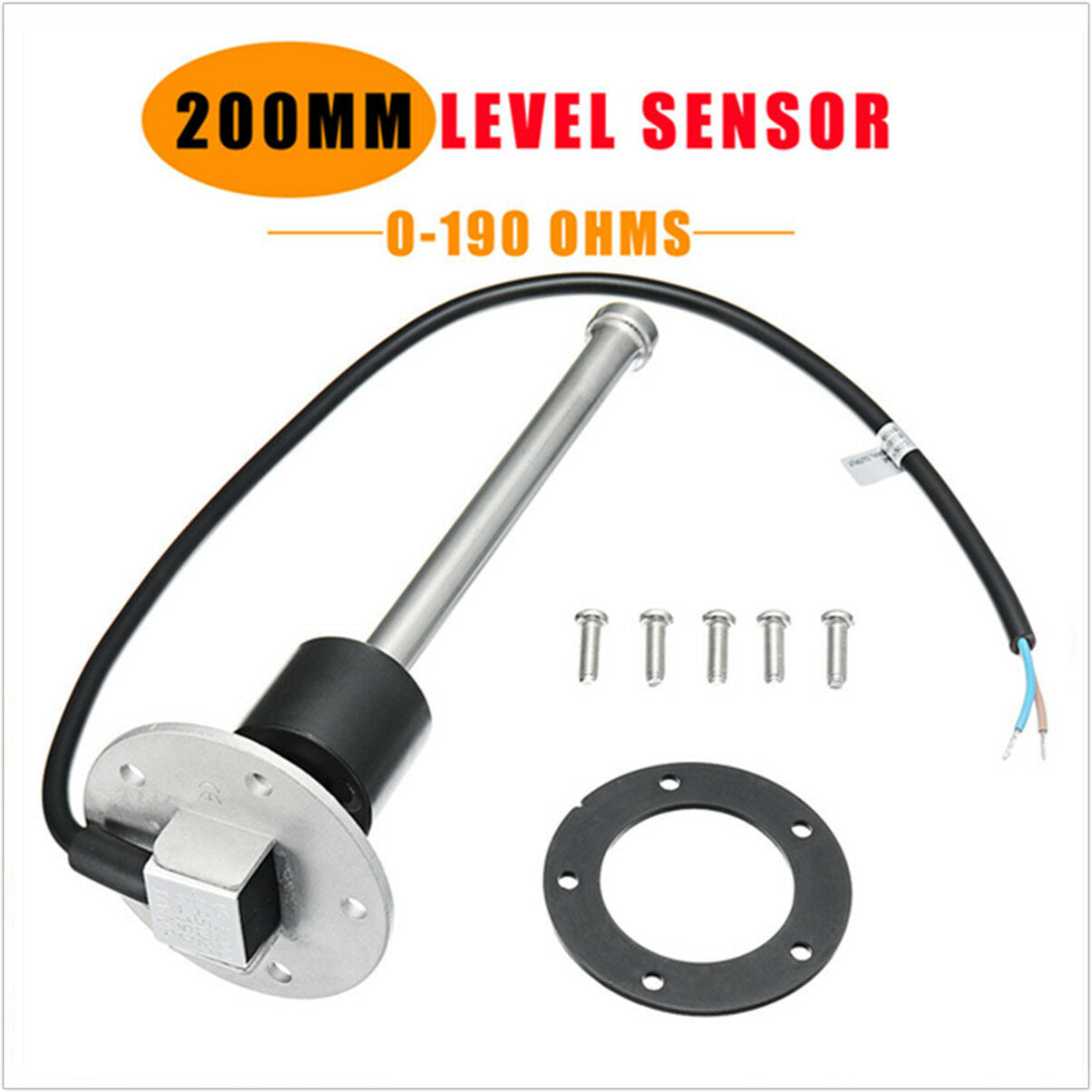 Boat Fuel Sending Unit Marine RV Flow Sensor Water Level Gauge Sensor 0-190ohms