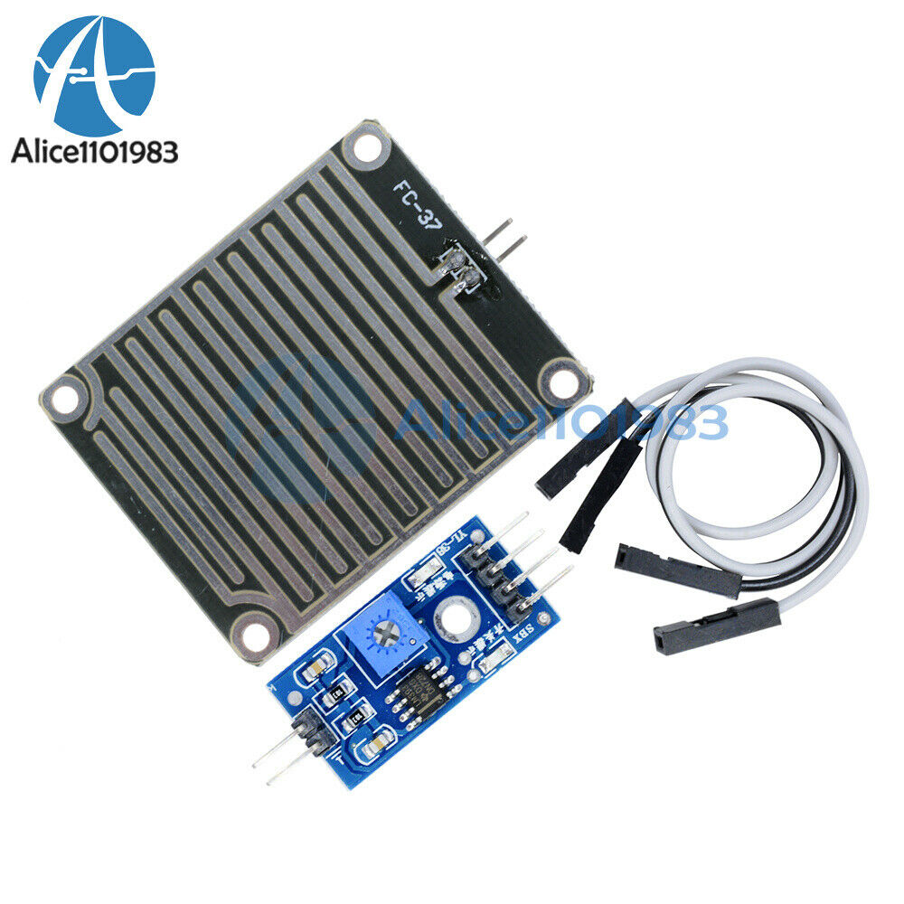 10PCS Raindrops Detection Sensor Modue Rain Weather Module Humidity For Arduino