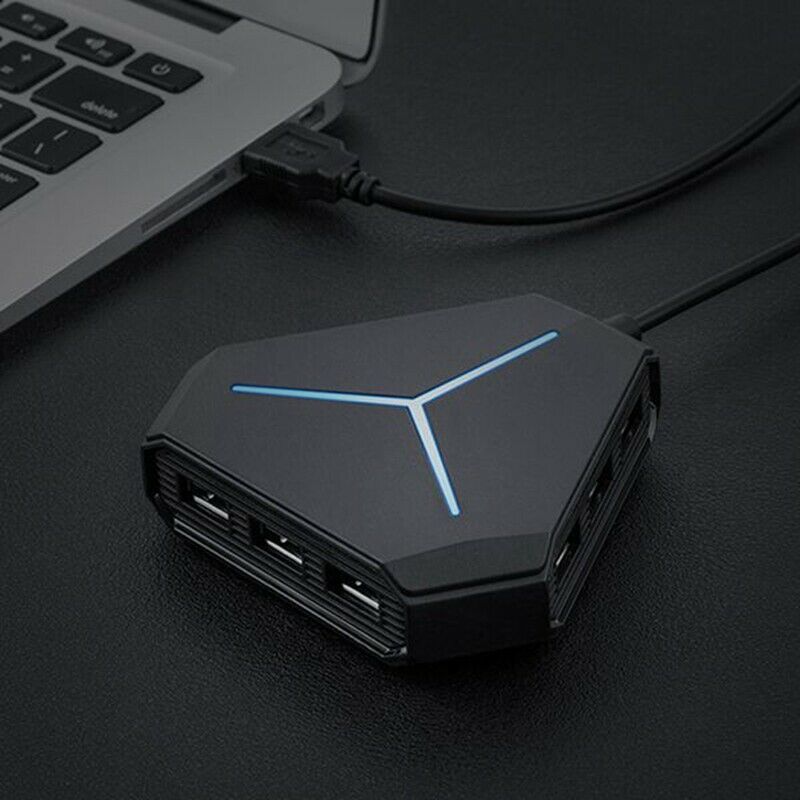 Multi USB 3.0 Hub USB Splitter High Speed 6 Ports Hub TF SD Card Reader USB2.0O2