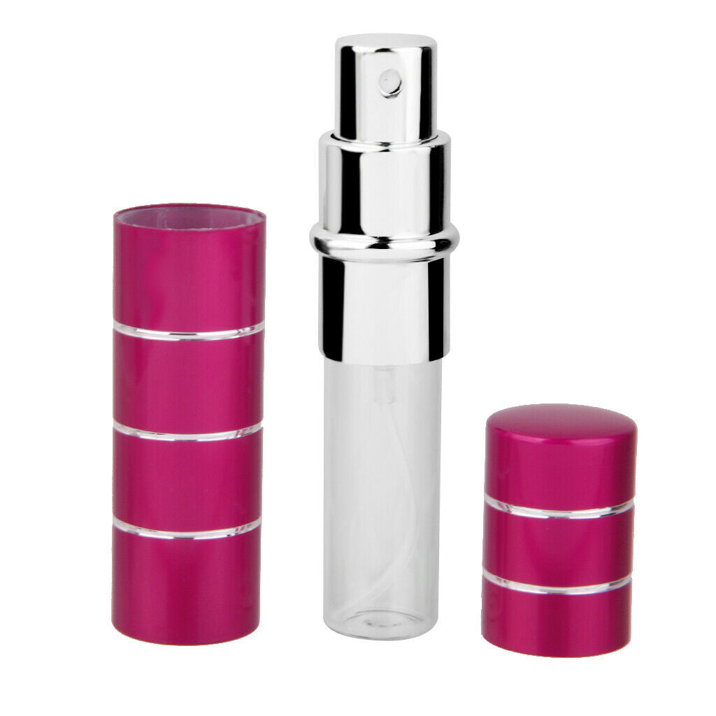 2 Pieces 10ml Reusable Mini Travel Sparyer Empty Mist Spray Perfume Bottle