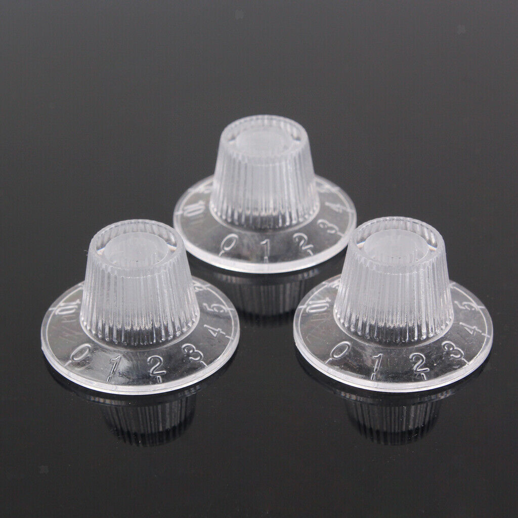 3 Pieces Guitar Bass Potentiometer Knobs Potentiometer Knob Knobs for Guitar -