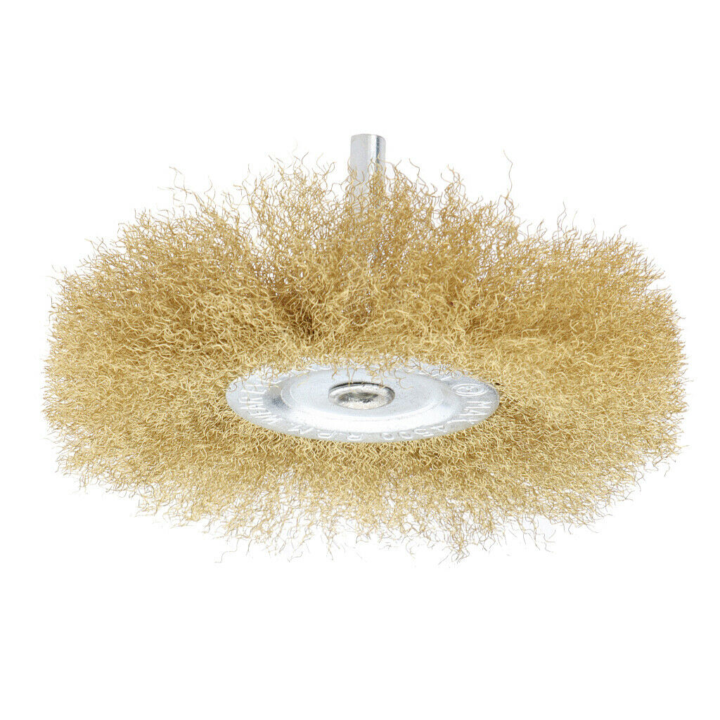 2Pcs Wire Wheel Brush For Metal Derusting Wood Grinding Polishing Excellent for