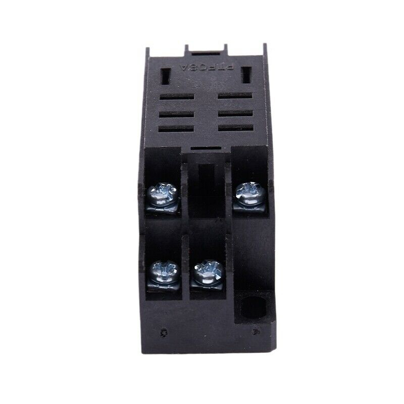12V DC Coil Power Relay DPDT LY2NJ HH62P-L JQX-13F 10A With PTF08A Socket BaseR8