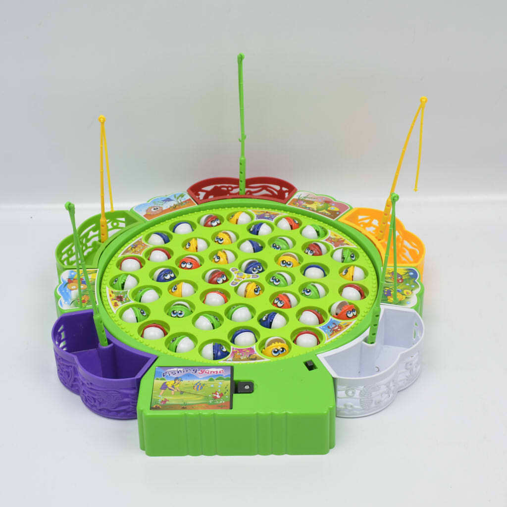 Fun Fishing Game Electric Musical Rotating Fishing Board Kids Gift Preschool