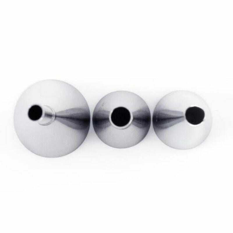 3pcs/set Piping Bag Nozzles Set Stainless Steel Cupcake Cake Decorating T.l8