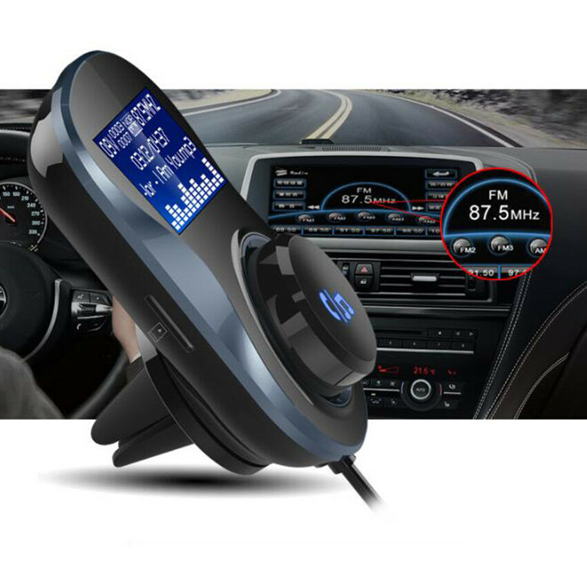 Bluetooth Car FM Transmitter MP3 Player Radio Adapter Kit Dual USB USB Charger
