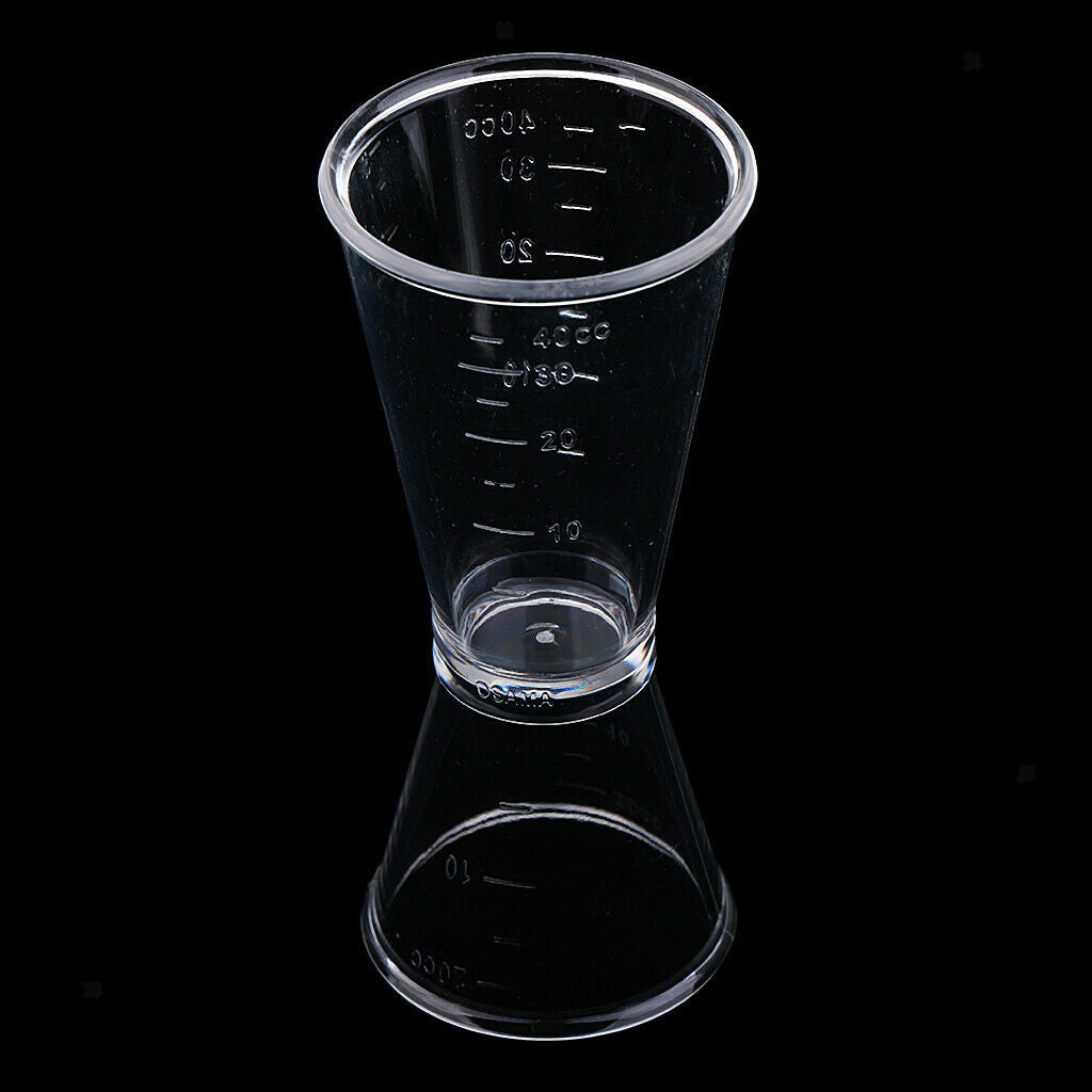 2 Piece Jigger Single Double Cocktail Wine Drink Measuring Cup for Bar Party