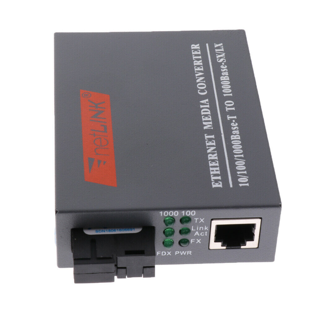100 / 1000Mbps-SC Gigbit  Ethernet to Fiber Optic Media Converter