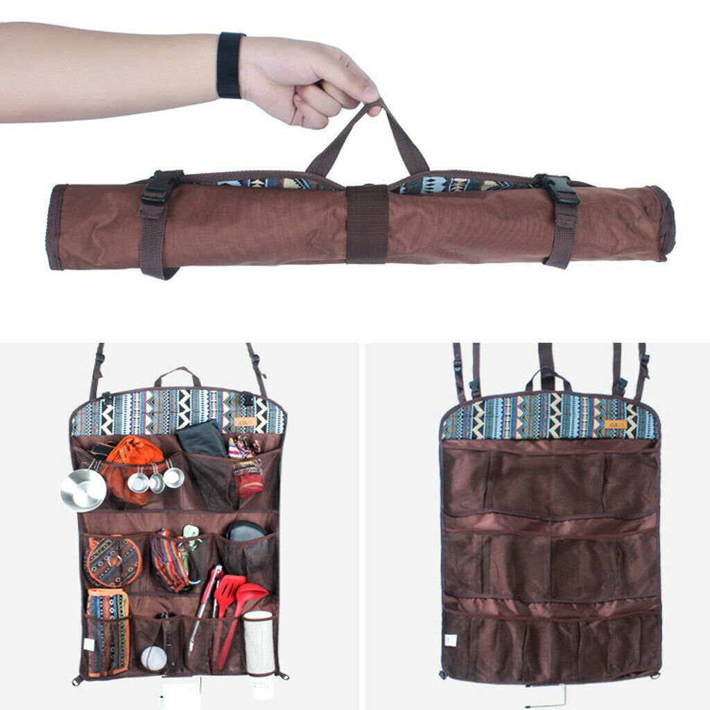 Camping Hanging Storage Bag Pack Sack for Collect Organize Stuffs Tent Tools