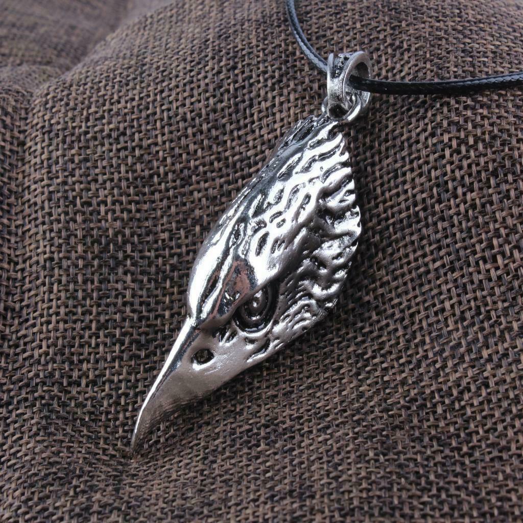 Talisman Viking Odin's Key of Solomon Seal Eagle's Head Pendant Necklace