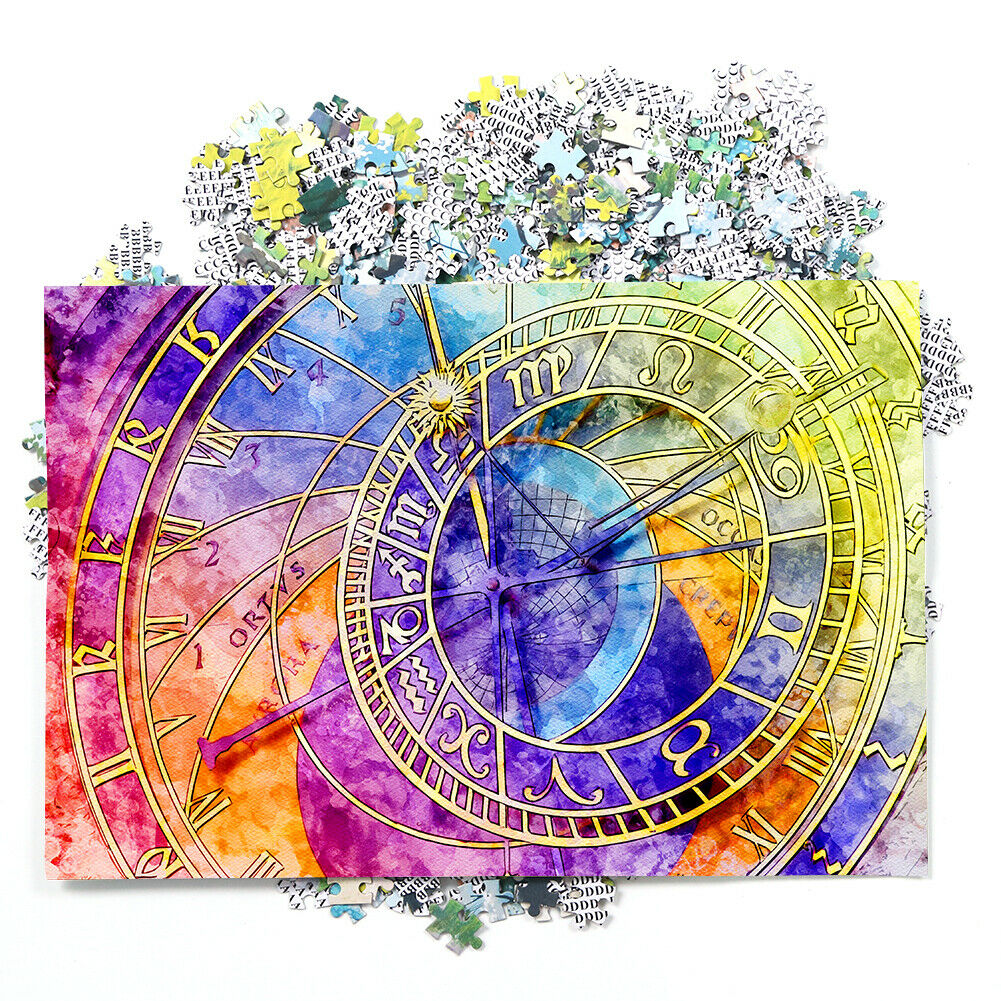 1000pcs DIY Wheel of Time Jigsaw Puzzle Toys Assembling Colorful Pictures @