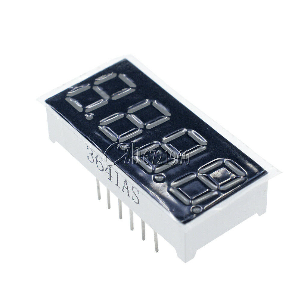 2PCS 7 Segment 4 Digit Common Cathode 0.36 inch RED LED 0.36" digital display