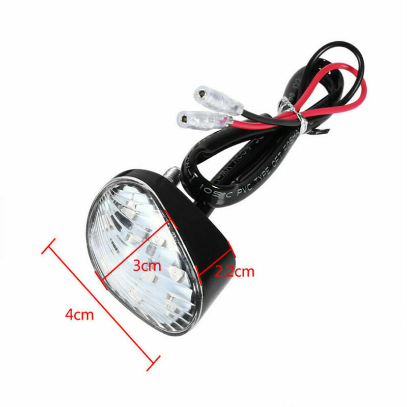 2PCS Motorcycle Turn Signals Lamp Indicator Light For Yamaha YZF R1 R6 R6S Amber