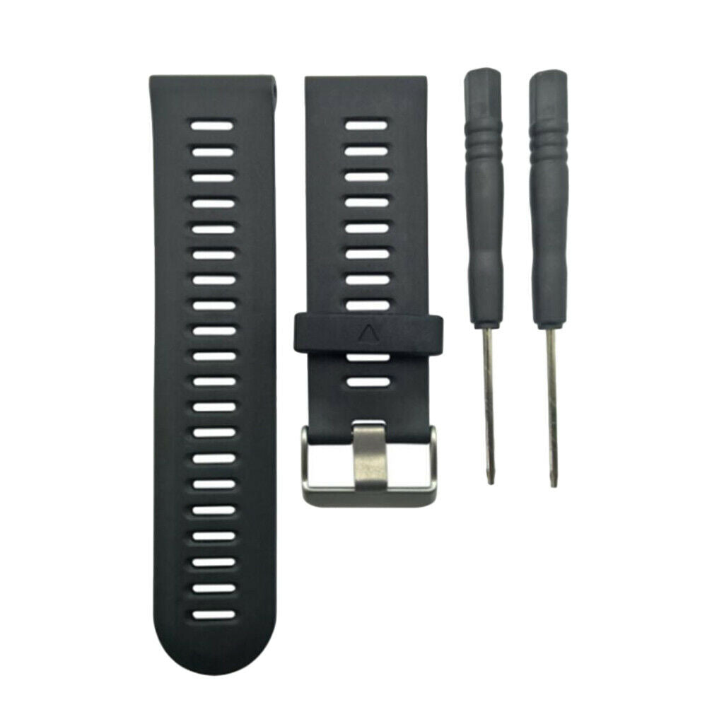2 pieces For Garmin Fenix 3 / Fenix 3 HR Watch band, Soft Silicone Replacement