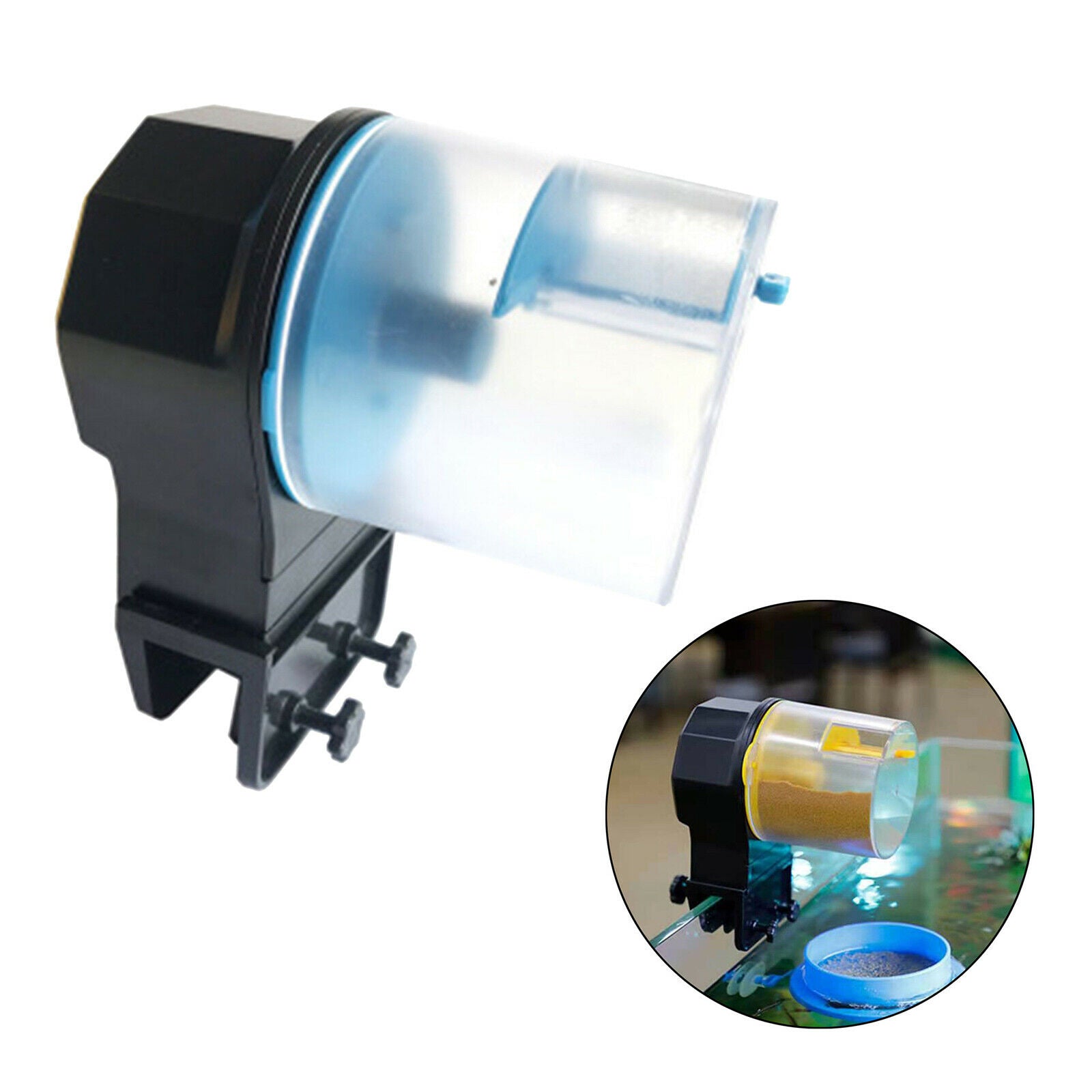 Smart Automatic Fish Feeder Turtle Tank Auto Feeder 12/24H Timer Feeders