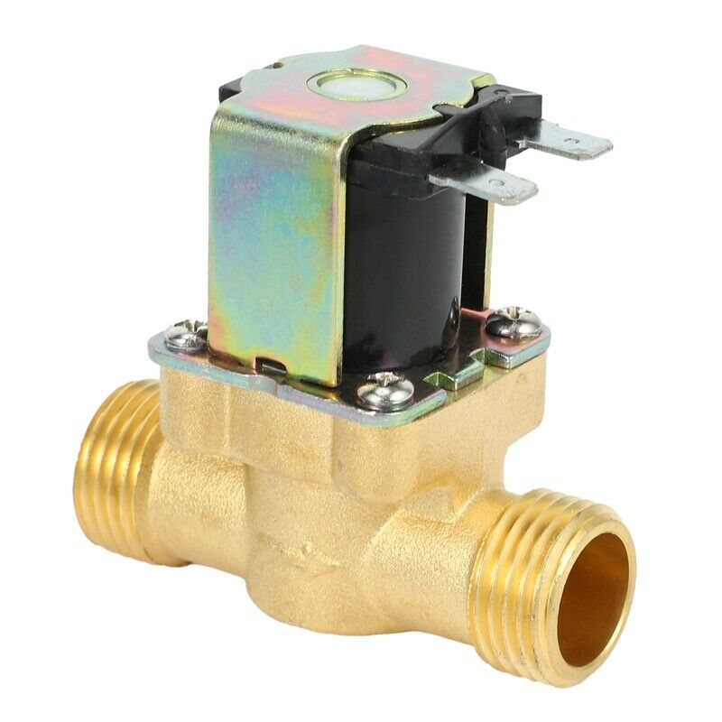 Ac 220V 1/2 Inch Solar Water Heater Solenoid Valve Normally Closed Inlet ValveP9