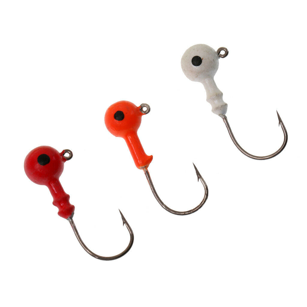 Fishing Lures Set  Jig Head Hooks Frog Shrimp Leader Maggot Soft Hard Baits