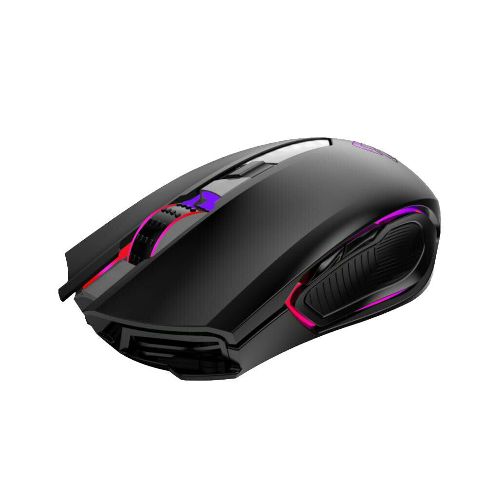 2.4G USB Wired Wireless Optisch Gaming Mouse & USB Reciever for Laptops black