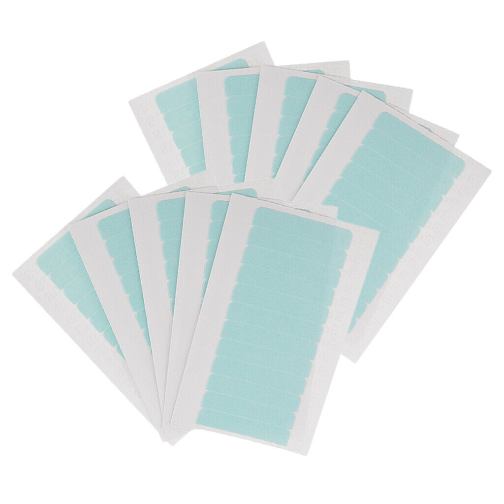 120 lot Dual Sides Wig Tape Glue Tabs for Skin Weft Hair Extensions Toupee
