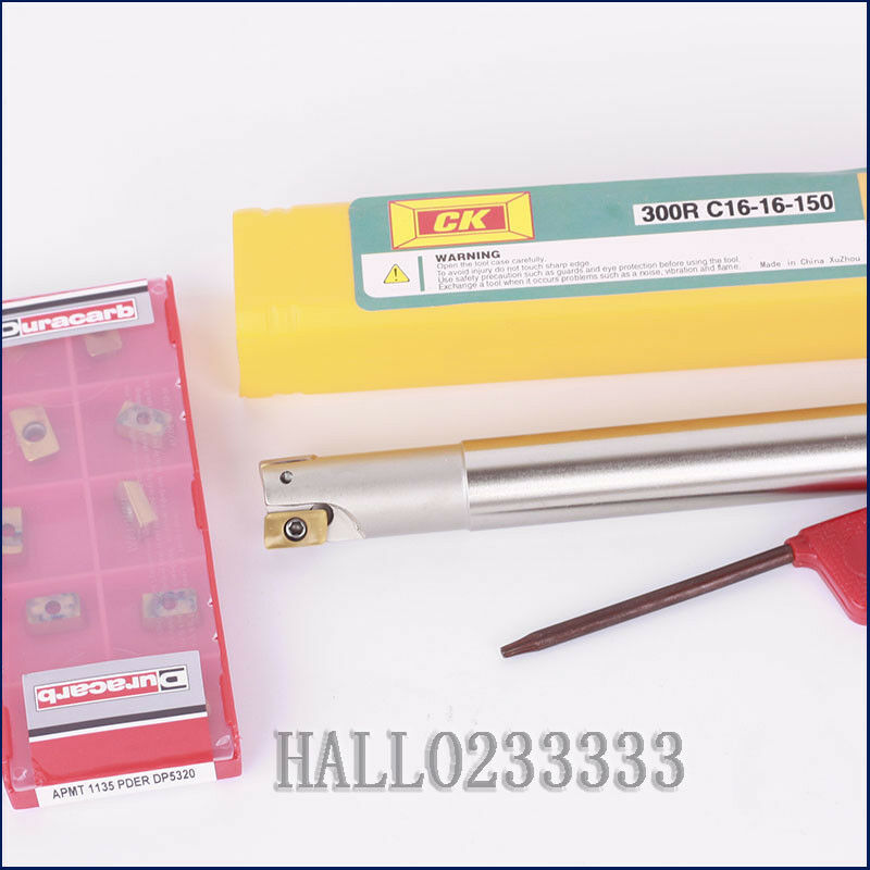 BAP300R-C16-16-150 Indexable milling cutter CNC TOOL with APMT1135PDER-DP 5320