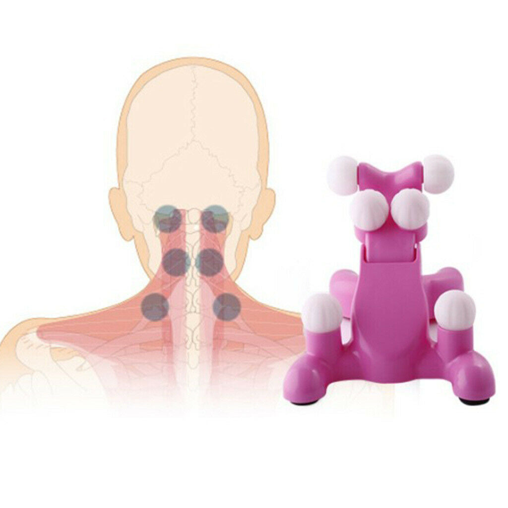 Silicone Cervical Pillow Neck Support Head Back Massage Tension Muscles Relax