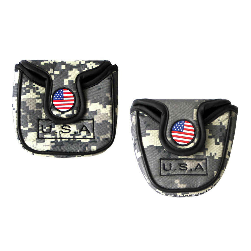 2 Pieces Golf Head Cover Headcovers Club Cover Protector Golf Accessories