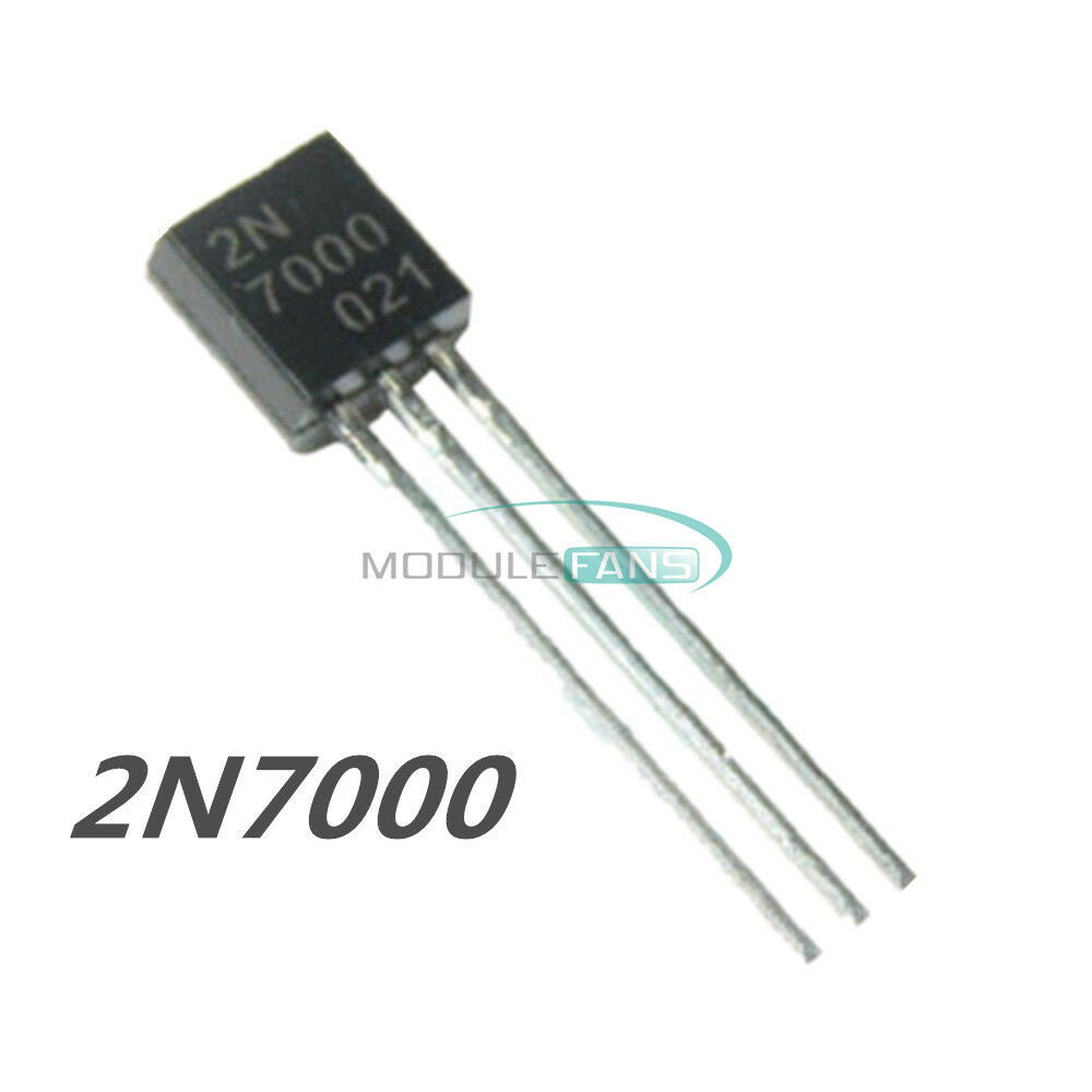 50PCS 2N7000 MOSFET N-CHANNEL 60 Volts 0.2 Amps TO-92