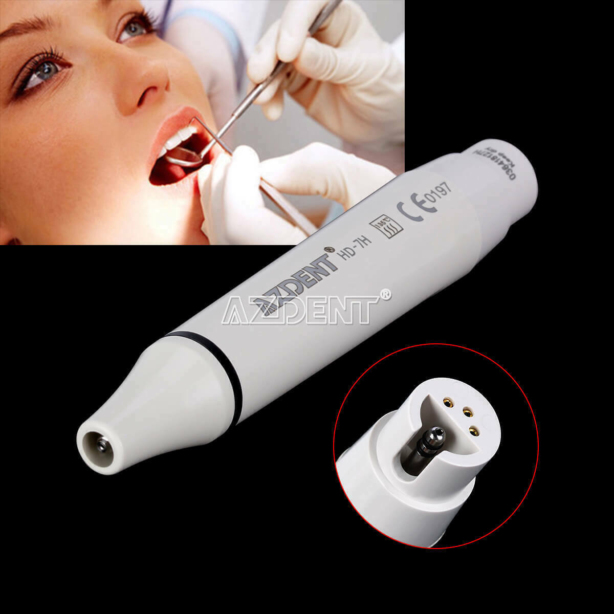 Dental Ultrasonic Piezo Scaler Handpiece Fit SATELEC and DTE 135°Sterilized