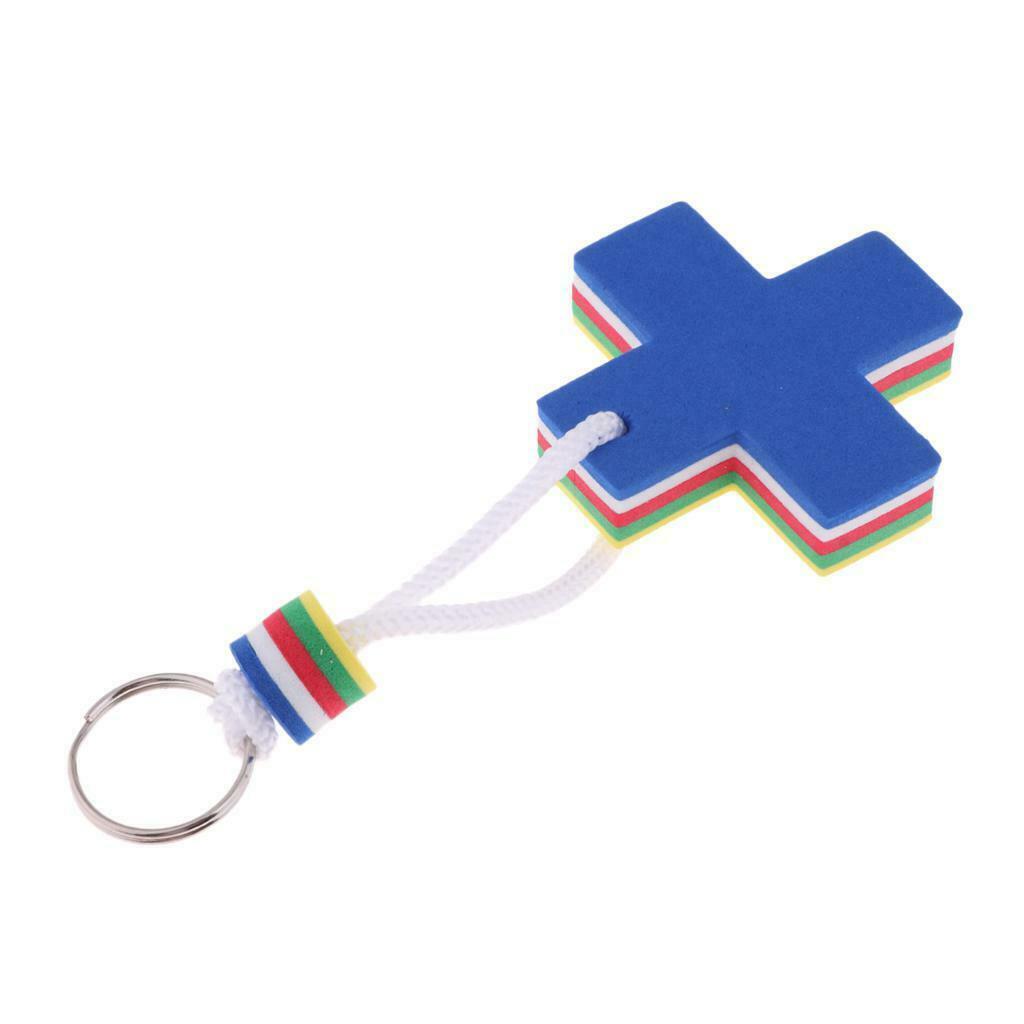Cross Foam Floating Keyring Keychain Key Float for Boat Fishing Water Sports
