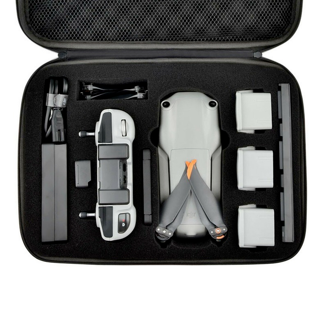 For Air 2S Drone Remote Controller Battery Storage Bag Shockproof Carrying Box