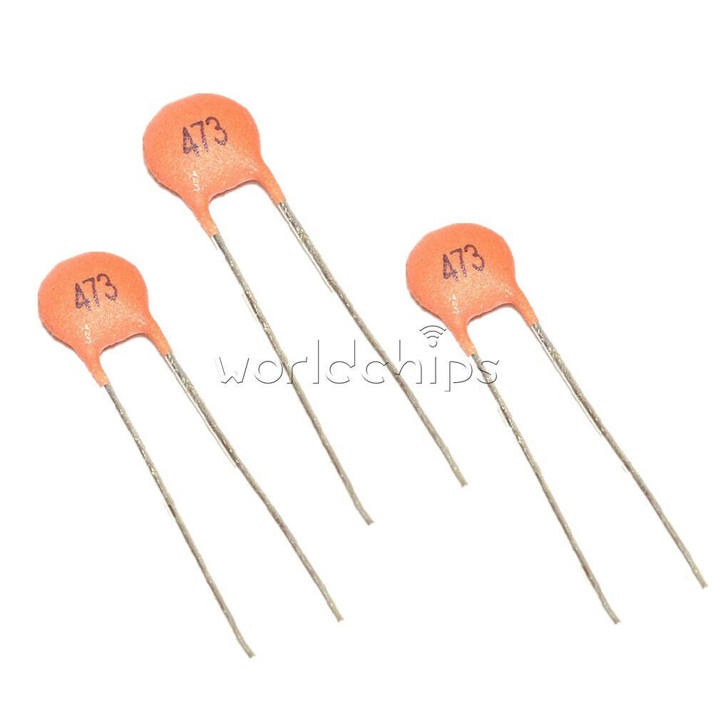 100Pcs Ceramic Capacitor DIP 0.047UF 50V 473 47000PF