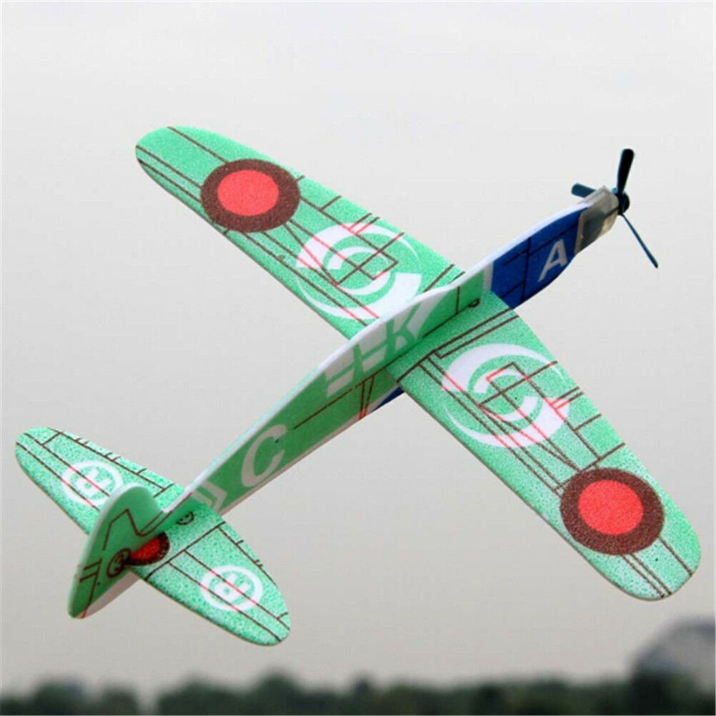 19cm Hand Throw Flying Glider Planes Foam Airplane Party Bag Fillers Kids.l8