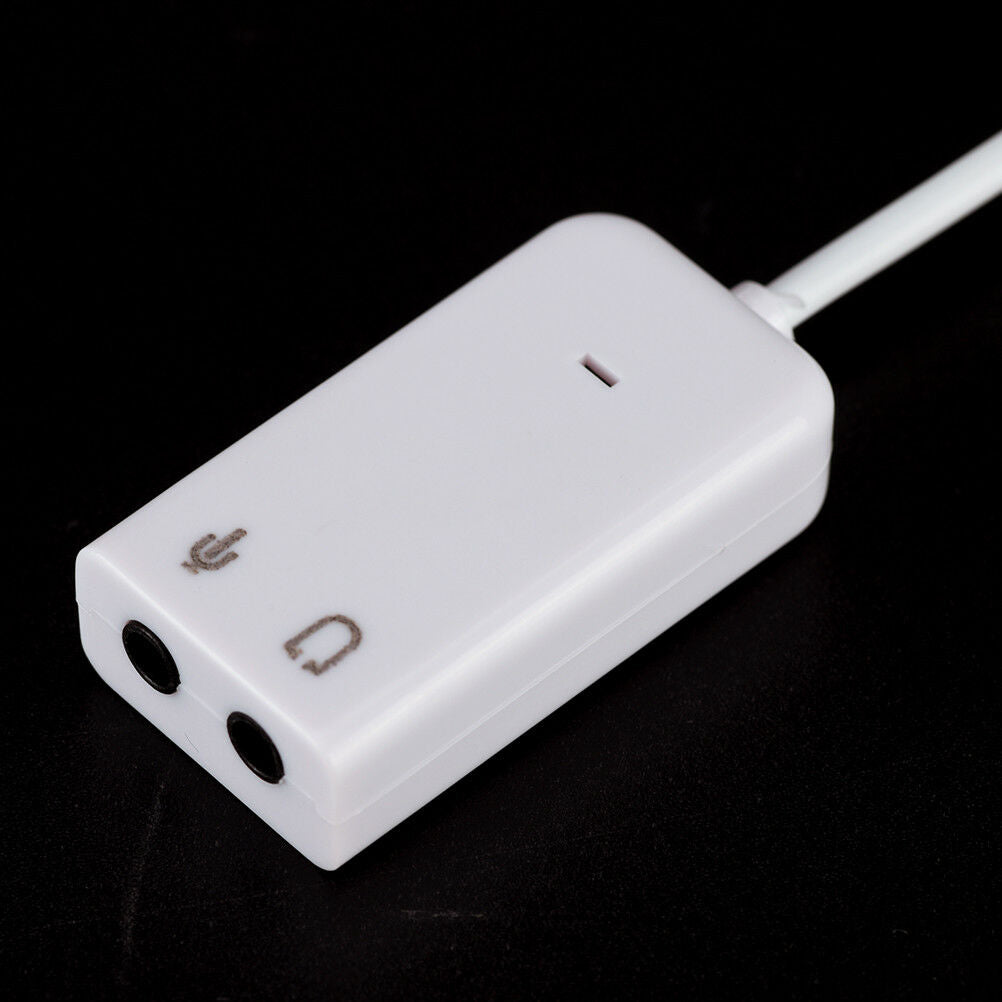 USB 7.1 Sound Card External Independent Computer Desktop With Cable Free D.l8
