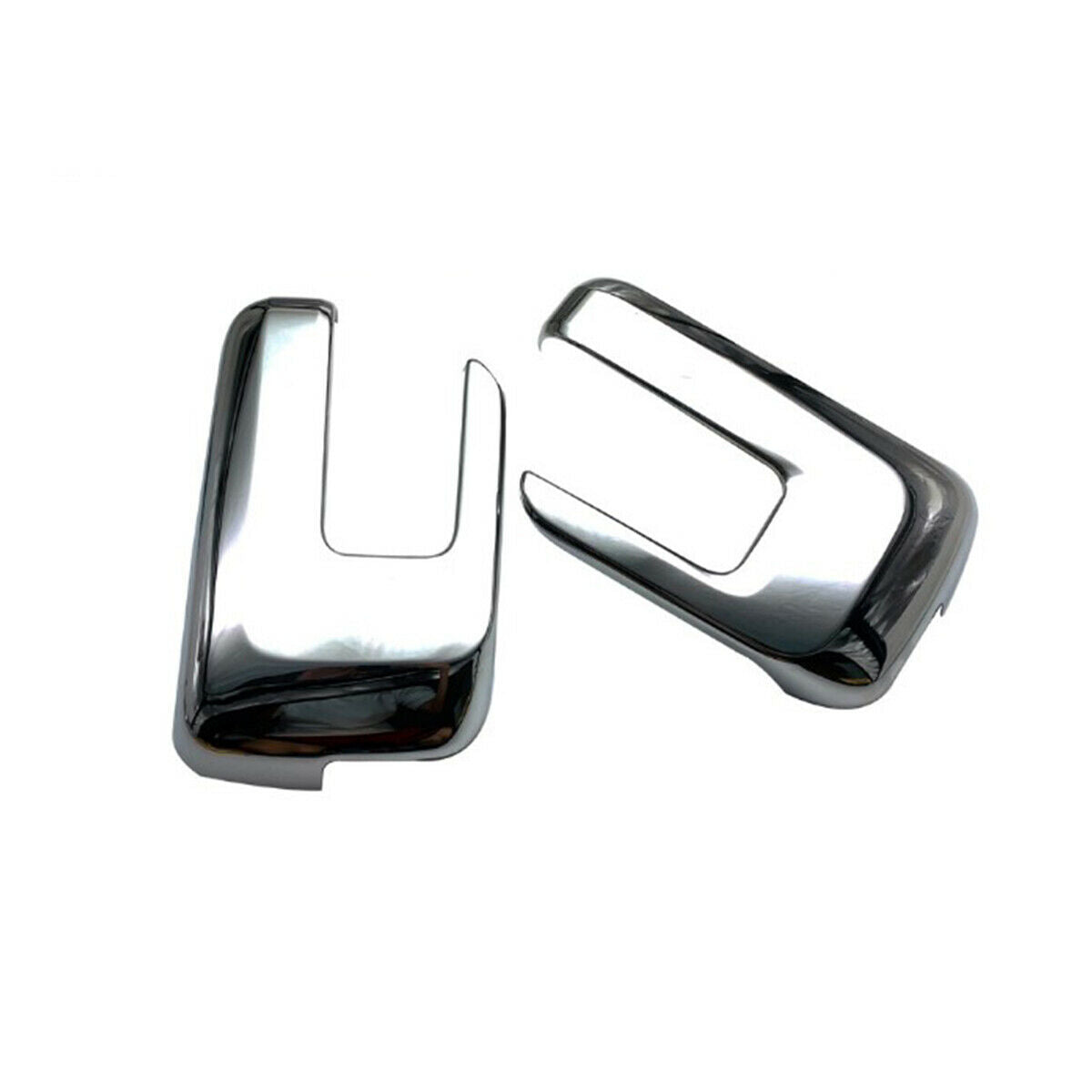 2021-2022 For Ford F-150 ABS Chrome Side Door Rear View Mirror Full Cover Trim