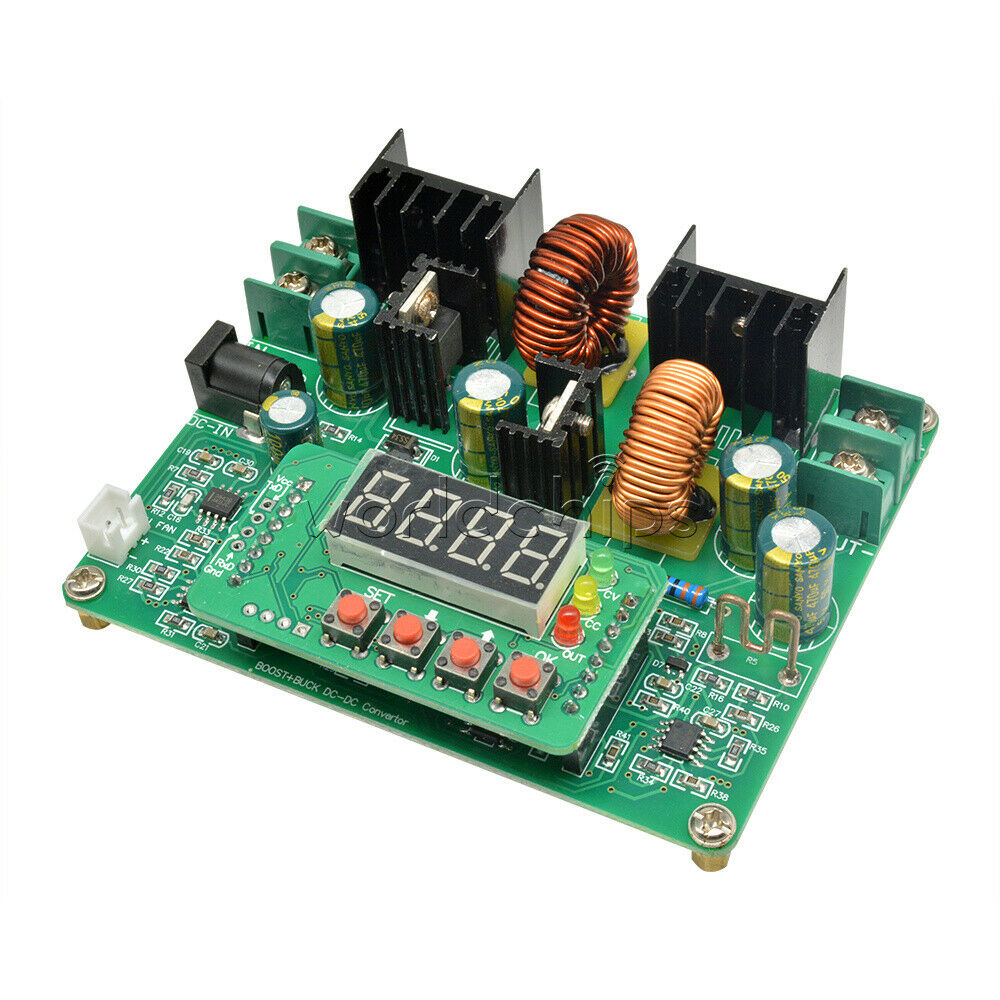 High Power DC-DC Boost Buck Step-up Step-down Module 38V 6A Solar Charging